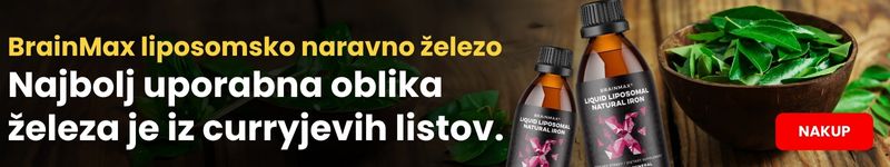 (Slovinština) BrainMax Liposomal Natural Iron